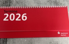 Kalender Tischkalender Querkalender Wochenkalender Notizkalender 2026 Sparkasse