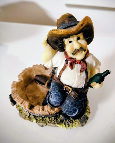 Statuette figur cowboy im - "cowboy,