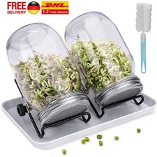 2x 1000ml Sprossenglas Set