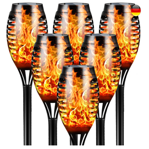 Solarleuchten flammen effekt - solarleuchten,