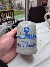alter Bierkrug Brauerei Hannover-Herrenhausen 0,25 L 