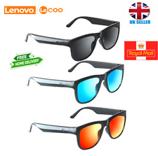 Lenovo Smart polarisierte Sonnenbrille + Etui kabellose Bluetooth Kopfhörer Mikrofon