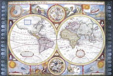 WELTKARTE WORLD MAP POSTER