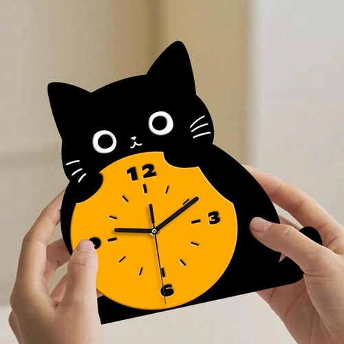 Katzen tischuhr einfaches - katzen-tischuhr,,