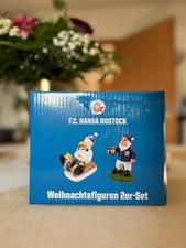 FC Hansa Rostock - Weihnachtsfiguren - 2er-Set - NEU & OVP