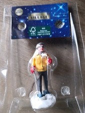 Ski Läufer Fahrer Mini Figur