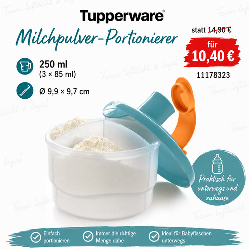 Tupperware milch portionierer - tupperware,