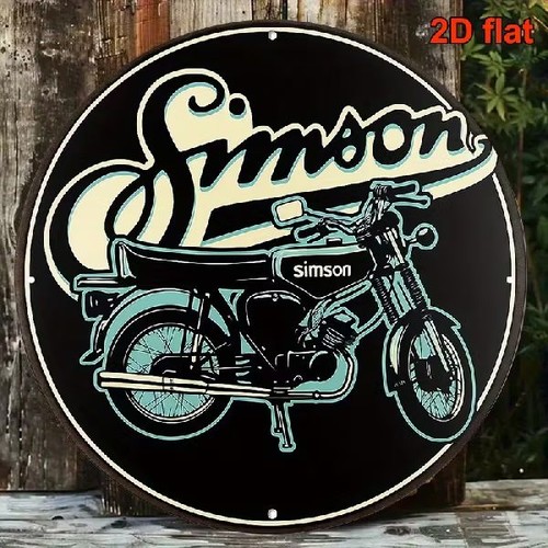 Blechschild simson ifa ddr - blechschild,