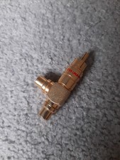 Cullman Premium Cinch Adapter  Verteiler 2 auf 1 Subwoofer w. Y-Kabel Vergoldet 