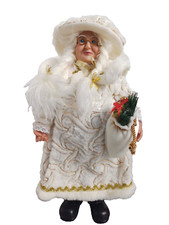 " Frau " Weihnachtsmann 62 cm gold Weihnachtsfrau Figur Deko Weihnachten DHL