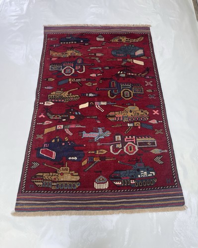 759 afghan kriegsteppich - #759,
