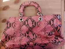 Handtasche Schlangen Optik /