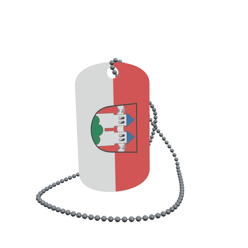 Dog tag flagge - flagge, rott