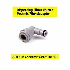 Postmix Winkeladapter 3/8POM conector x 3/8 tube 90°
