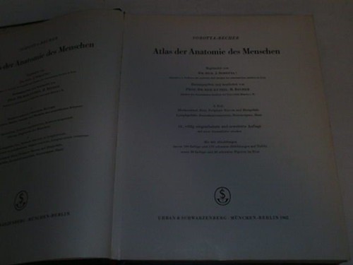 Sobotta becher atlas - atlas, der