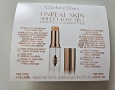 Charlotte Tilbury Unreal Skin Sheer Glow Tint Foundation 8 Proben x0,71g neu