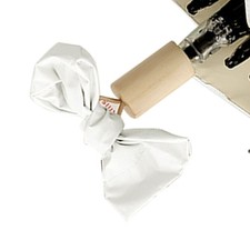 (Weiss-) Kompakter Reise-Sonnenschirm Eiscremefarbenes Design