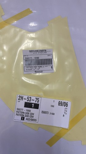 56077 1990 kawasaki - kawasaki, aufkleber