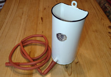 Alter Irrigator Mit Schlauch Emaille Einlaufgerät Klistier Ärztl. Instrumente