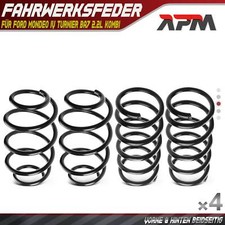 4x Federn Fahrwerksfeder Vorne