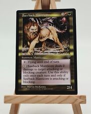 Sawback Manticore Mirage Magic Karte MTG englisch (Stachelrücken-Mantikor)