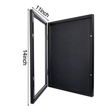 Schwarzer Holzrahmen 11 x 14