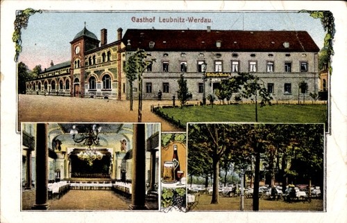 Leubnitz werdau der - ak,