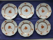 Herend Ungary orange 6 Stück