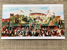 2 x Foto GEISTERBAHN Hersteller Mack - Kirmes Darkride Bewerbung Schausteller