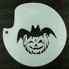 Airbrush Schablone Kürbiskopf