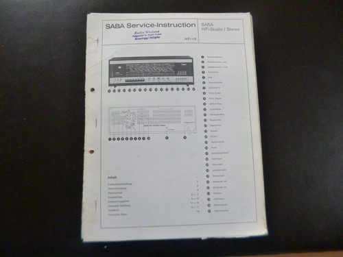 Original service manual - original,