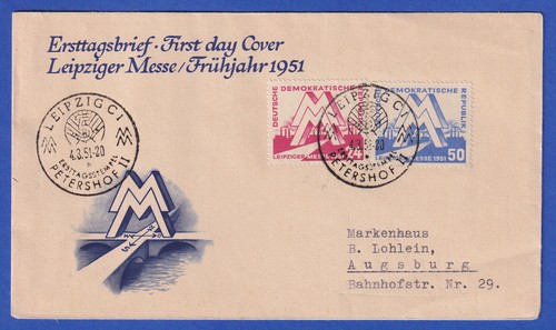 Ddr 1951 leipziger messe - ddr,