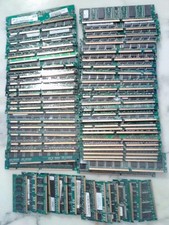 RAM Arbeitsspeicher / Goldkante Computerschrott ( 1 KG ) 