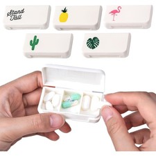 5 Stück Pillendose klein,3