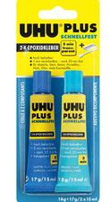 UHU PLUS schnelllfest Tube Binder + Tube Härter 35g