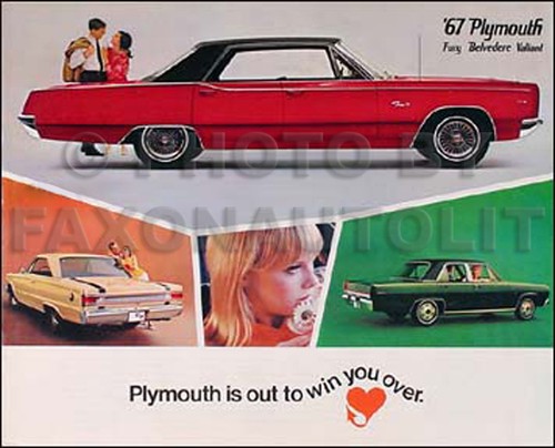 1967 plymouth sales katalog - 1967, 67