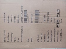 Bonstato - Coffee Table White - Couchtisch - Beistelltisch