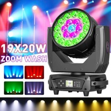 19X20W RGBW LED Wash Zoom Moving Head DMX Bühnenlicht Disoc Party Nachtclub Show