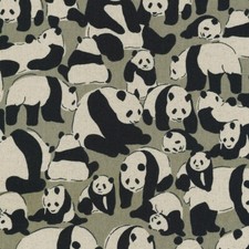 25x110cm Hühner und Pandas