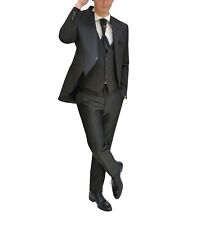 Cutaway Anzug Herren Hochzeit 6 teilig Gr.54 Schwarz