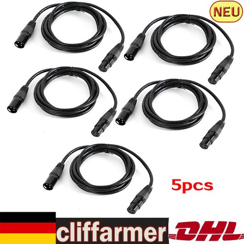 Dmx kabel pin - 5x, 3-pin