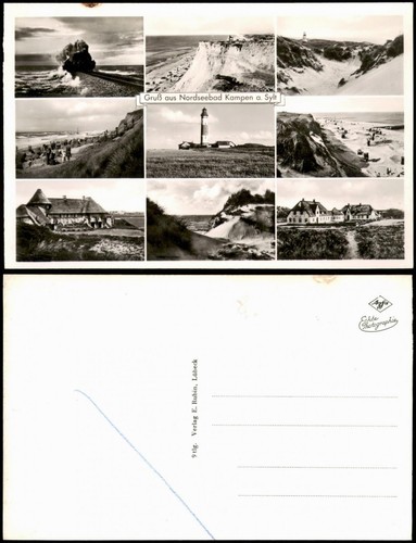 Ansichtskarte insel sylt - ansichtskarte,