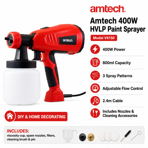 Amtech v6150 400w hvlp - v6150,