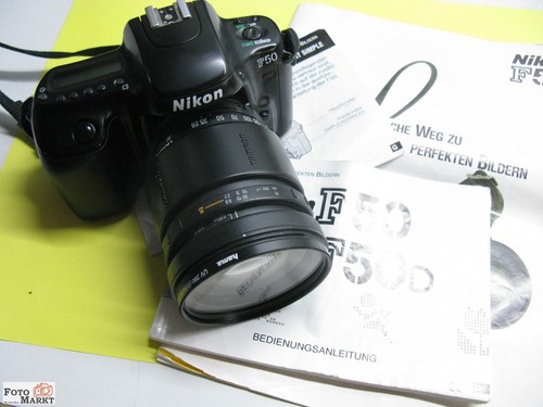 Nikon f50 spiegelreflex kamera - nikon,