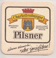 Engelhardt - alter Bierdeckel "Charlottenburger Pilsner - sehr genießbar!"