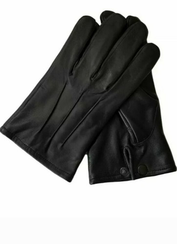 Leder lammfell handschuhe - leder,