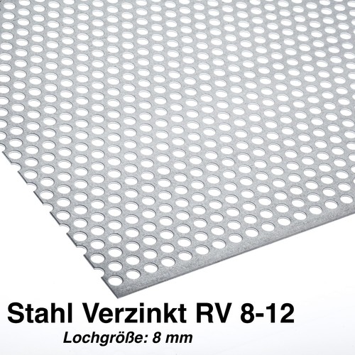 Lochblech stahl verzinkt - stahl,