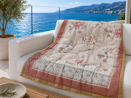 Bassetti plaid 135x190 hanami - bassetti,