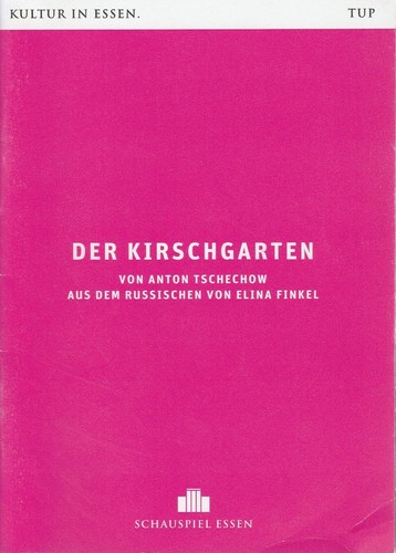 Programmheft anton tschechow - programmheft,