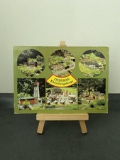 Postkarte Oederan Klein-Erzgebirge, Multiview, Gaststätte, Bimmelbahn, 1981